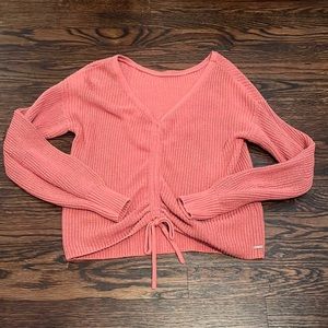 Pink/Coral Hollister sweater